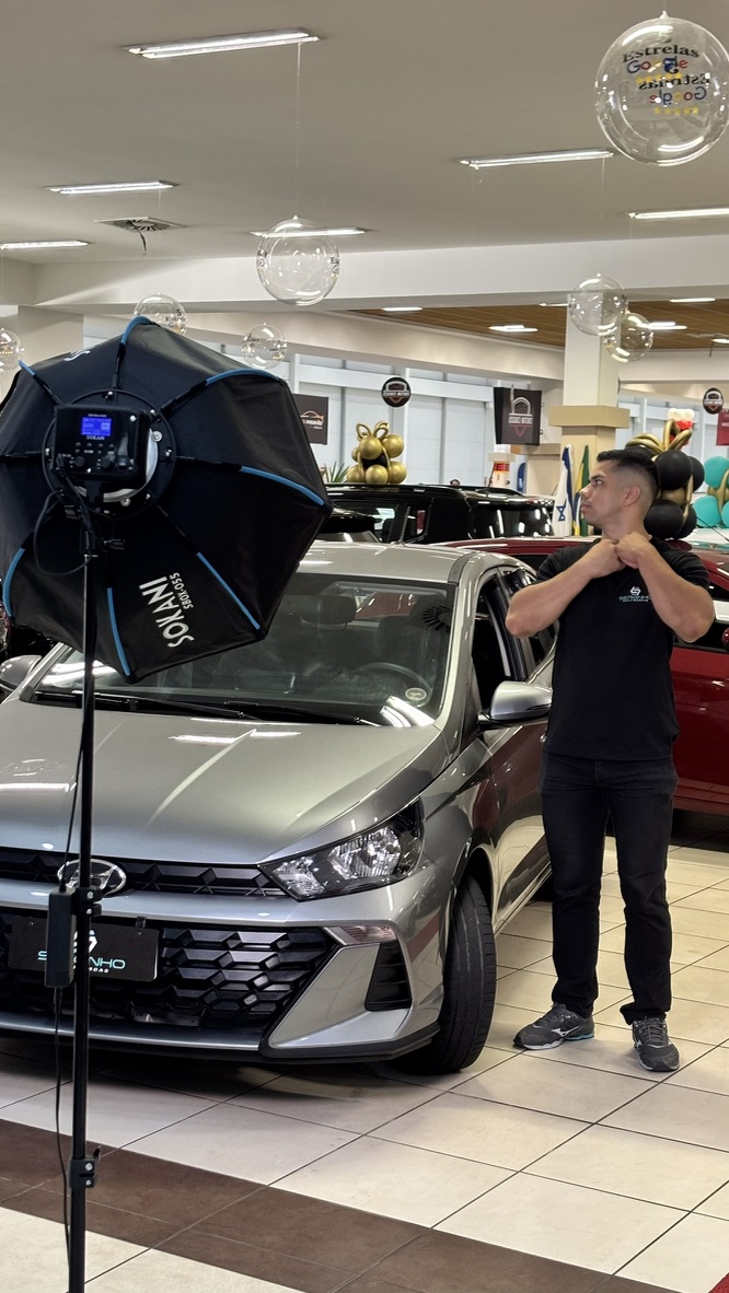 Bastidores: set de gravação em consultório